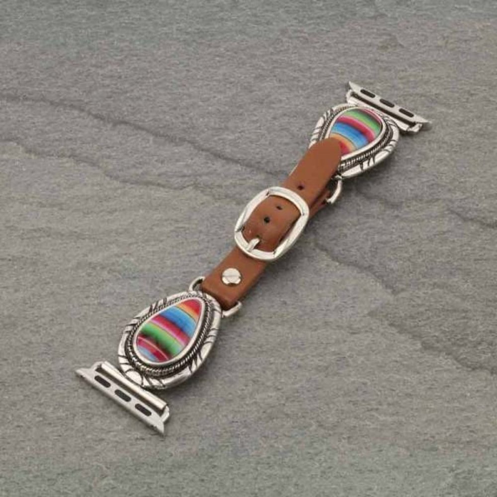 Western Oval Apple Watch Leather Bands
